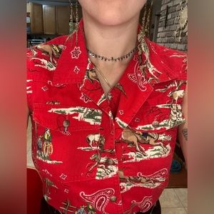 90s cowboy shirt